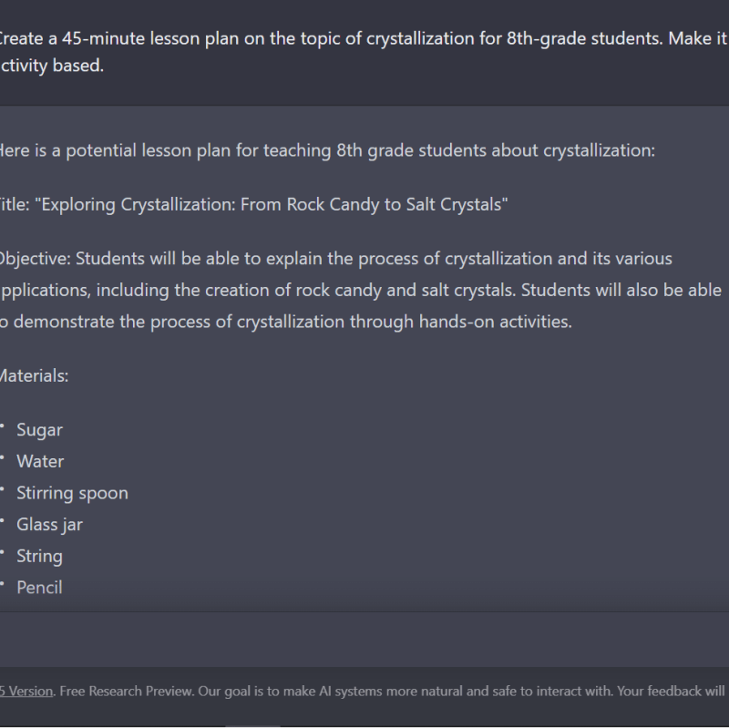 My experiments with education:&nbsp;chatgpt
